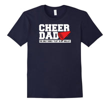 Cheer Dad Funny the Only Thing I Flip Is My Wallet Tshirt