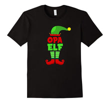 Opa Elf T Shirt - Funny Holiday Christmas Gift Tee