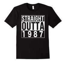 Straight Outta 1987 T-Shirt Funny 30th Birthday Gift Shirt