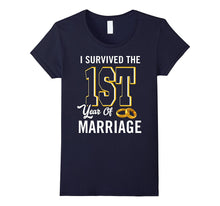 1st Anniversary Shirt I Survived the 1st Year of Marriage