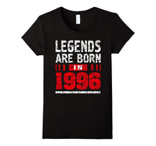21 Year Old Boy Shirt Gift Legends Are Born in 1996 Cool Tee