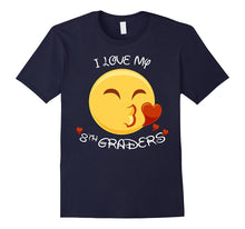 I Love My 8th Graders Grade School Teacher Emoji T Shirt