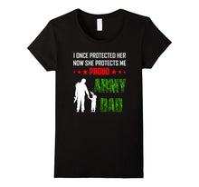 Meaning Gift for Army Dad. Tshirts for Dad Proud of Daughter