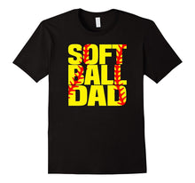Softball DAD Tshirt Proud Dad Fathers Day Gift Idea