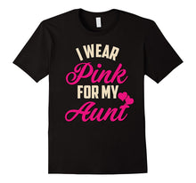Breast Cancer Awareness Support T-Shirt for My Aunt