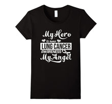 LUNG Cancer Awareness Shirts, My Hero Is Now My Angel V1