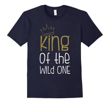 Mens King of the Wild One Funny Matching Family Shirt Set
