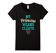 My Princess Wears Cleats Softball Mom Shirt
