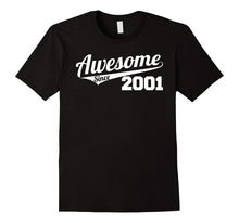 Awesome Since 2001 T-Shirt - Fun 16 Happy Birthday Tee