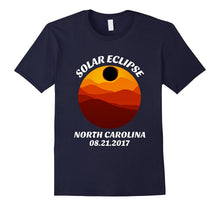 North Carolina Solar Eclipse T-Shirt Retro NC Mountain Shirt