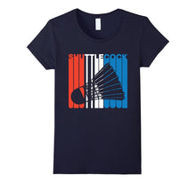 Retro RWnB Shuttlecock Silhouette T-Shirt