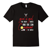 Give a Girl the Right Shoes Softball T Shirt