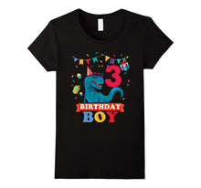 3th Birthday Boy T-Shirt Birthday Dinosaur