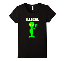 Illegal Alien Halloween Costume T Shirts - Alien Peace Sign