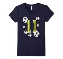 11th Birthday Soccer Fan T-Shirt for Boys and Girls