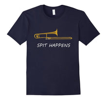 Funny Trombone T-Shirt - Spit Happens - Trombone Player Gift