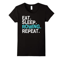 Rowing T-Shirt a Row US Sport Men Women Crew Team Machine