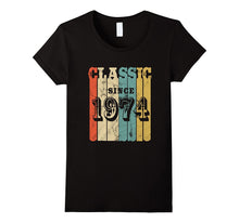 1974 Classic Vintage T-Shirt 43 Yrs Old Bday 43rd Birthday