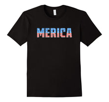 Merica T-Shirt Funny USA Retro Distressed Grunge Design