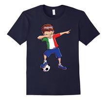 Soccer Boy Dabbing T Shirt Italy Italian Football Boys Gifts