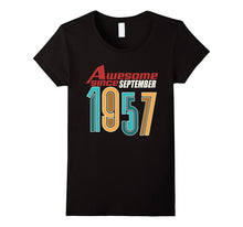 Awesome Since September 1957 T-Shirt 60th Birthday