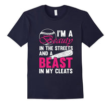 Softball T-Shirt Abeast in My Cleats Quote Gift