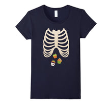 Halloween Skeleton Rib Cage Xray Sweets Cupcake Lover Tshirt
