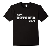 Est October 1978 Shirt Cute 39th Birthday Gifts TShirt