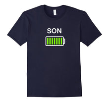 Son Battery Shirt / Mommy and Daddy Low Battery Tshirt Boys