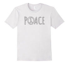 PEACE SIGN Shirt Graphic Art Retro Hippy Love Harmony