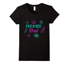 Dad Mermaid Funny Matching Shirts Merdad Matching Cute Set