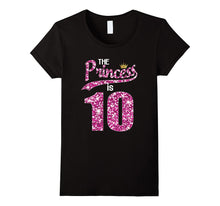 10th Birthday Princess T-Shirt, 10 Birthday Gift for Teenger