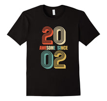 Awesome Since 2002 T-Shirt 15 Yrs Old Bday 15th Birthday Tee