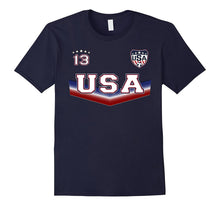 Double Sided USA Soccer Tshirt With No. 13 - Sports Apparel