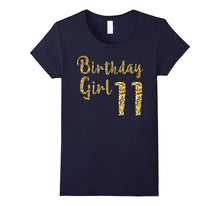 Birthday Girl 11 Glitter Shirt (Little Girls Birthday Shirt)