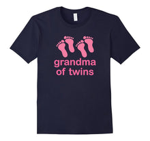 Grandma of Twins Shirt Cute Twin Girls T-Shirt