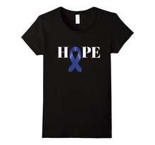 Colon Cancer Shirt - Hope Blue Ribbon Cancer Awareness Shirt