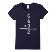 6 4 3 2 BASEBALL Shirt Funny Baseball Math Tshirt Clothing