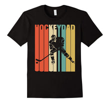Classic Vintage Retro Hockey Dad Funny Tshirt for Men
