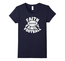 Faith Family Football Religious T Shirt