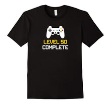 Level 50 Complete, Birthday Shirt for 50 Year Old Gamers
