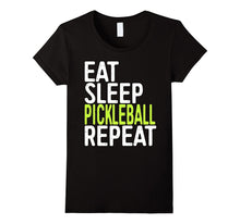 Eat Sleep Pickleball Repeat T-Shirt Funny Sport Game Gift