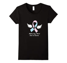 My Heart Lives in Heaven Loss Awareness T Shirts