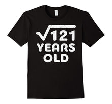 Square Root of 121 Years Old T-Shirt Cool 11th Birthday Gift