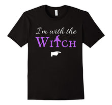 I'm With the Witch Halloween Couple Funny T Shirt