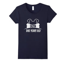329 Dog Years Old T-Shirt Funny 47th Birthday Gift