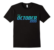 Est October 1999 Shirt - 18th Birthday Gifts Awesome TShirt