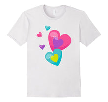 Cute Trendy & Modern Glitter Rainbow Hearts T-Shirt & Gift