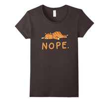 Nope Not Today Shirt Funny Lazy Cat Shirt