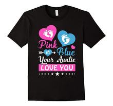 Gender Reveal Shirts Baby Shower Shirt Auntie Loves You
